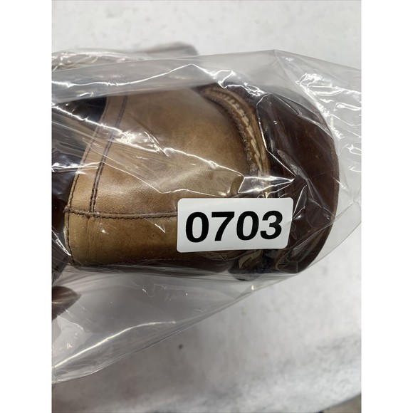 Mezlan MALTA Men’s Leather Square Toe Derby Lace Up Shoes 53911 Tan Brown 10.5M main image 13